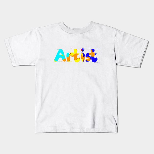 Artist Kids T-Shirt by bluehair